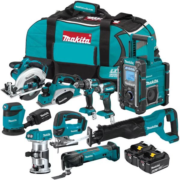 Makita 18 V LXT Träbearbetningssats