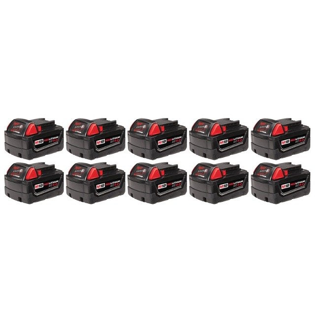 Milwaukee M18 5,0 Ah batteripaket, 10-pack